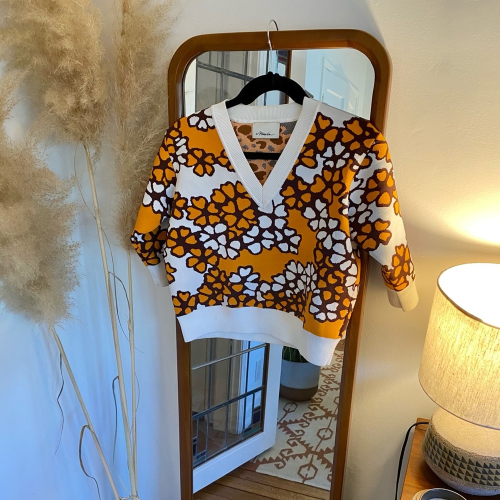 3.1 Phillip Lim Cropped Sweater Top SZ Small